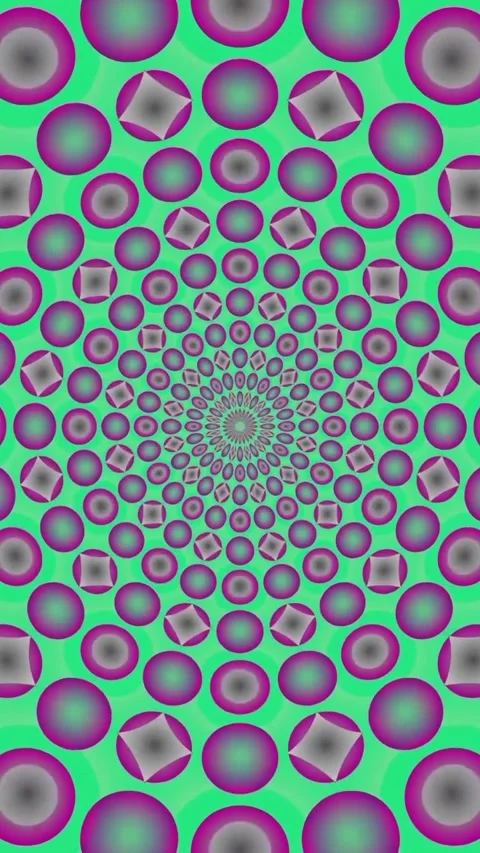 Colorful mandala hypnotic background art Stock Footage 329659331