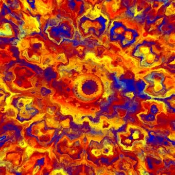 Colorful Mandala Stock Illustration
