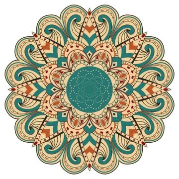 Colorful mandala Stock-Illustration