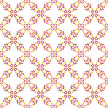 Colorful mandala vector pattern. Seamless oriental ornament Stock Illustration