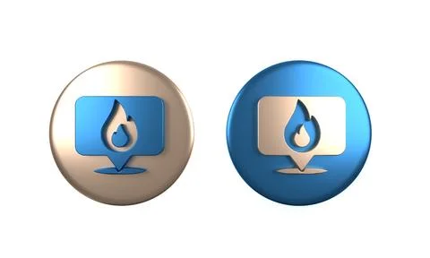 Colorful Map pointer with fire flame icon isolated on white background. Fir.. 库存插图