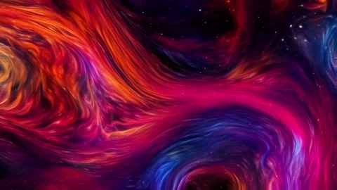 Colorful marble liquid flow has unique and beautiful pattern lines. 4K Stock Footage 295710068