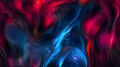 Colorful marble liquid flow has unique and beautiful pattern lines. 4K Stock Footage 295715582