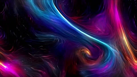 Colorful marble liquid flow has unique and beautiful pattern lines. 4K Stock-Footage 295746336