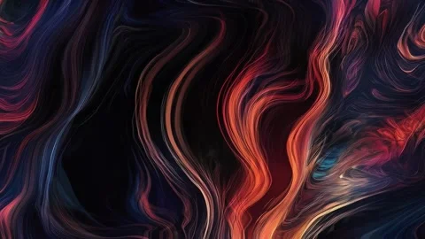 Colorful marble liquid flow has unique and beautiful pattern lines. 4K Stock-Footage 295746478