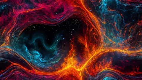 Colorful marble liquid flow has unique and beautiful golden sand line pattern.4K Stock-Footage 295746644