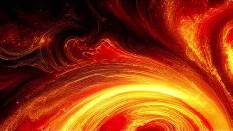Colorful marble liquid flow has unique and beautiful golden sand line pattern.4K 스톡 동영상 295761367