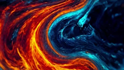 Colorful marble liquid flow has unique and beautiful pattern lines. 4K 스톡 동영상 295762675