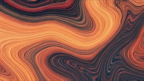 Colorful marble liquid flow has unique and beautiful golden sand line pattern.4K 스톡 동영상 295763422