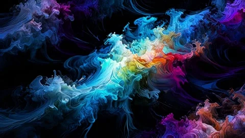 Colorful marble liquid flow has unique and beautiful pattern lines. 4K 스톡 동영상 295763572