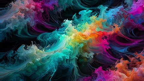 Colorful marble liquid flow has unique and beautiful pattern lines. 4K 스톡 동영상 295763608