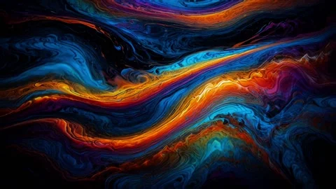 Colorful marble liquid flow has unique and beautiful pattern lines. 4K 스톡 동영상 295763802