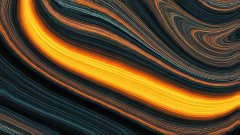 Colorful marble liquid flow has unique and beautiful golden sand line pattern.4K Stock-Footage 295763970
