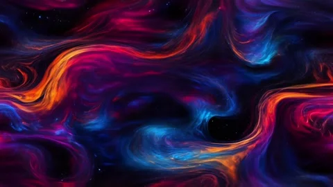 Colorful marble liquid flow has unique and beautiful pattern lines. 4K Stock-Footage 295764092