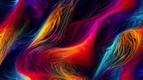 Colorful marble liquid flow has unique and beautiful pattern lines. 4K Stock-Footage 295764131
