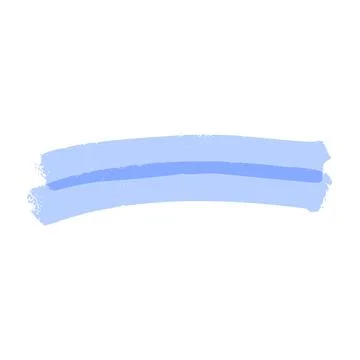 Colorful marker highlight strokes, scribble underlines, cute hand drawn pen Stock Illustration