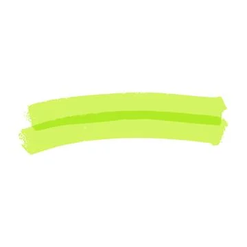 Colorful marker highlight strokes, scribble underlines, cute hand drawn pen Stock Illustration