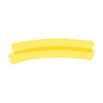 Colorful marker highlight strokes, scribble underlines, cute hand drawn pen Stock Illustration