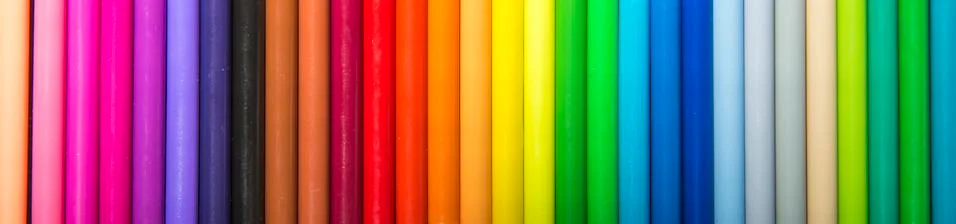 Colorful marker on sequence Stock Photos