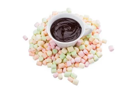 Colorful marshmallows Stock Photos