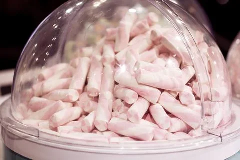 Colorful marshmallows Stock Photos