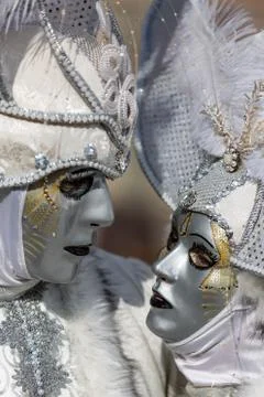 COLORFUL MASK OF VENICE CARNIVAL Stock Photos