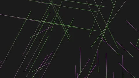 Colorful maze pattern on black background Video stock 253955119