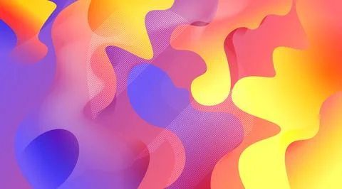 Colorful mesh gradient background design Stock Illustration