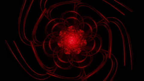 Colorful metallic disco-inspired visualizer loop. Video stock 237111165