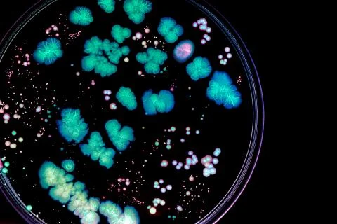 Colorful Micro Organisms Stock Photos