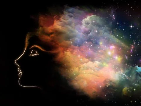 Colorful Mind Ilustração Stock