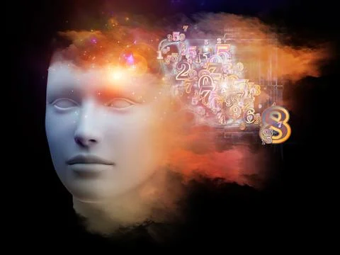 Colorful Mind Ilustração Stock