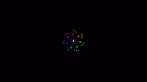 Colorful Mind Map Animation Stock Footage 340364827