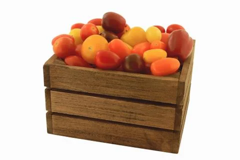 Colorful mini tomatoes Foto stock