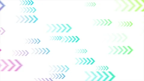 Colorful minimal pixelated arrows abstract geometric motion background Stock Footage 310170571