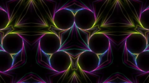 Colorful mirrored abstract Stock Footage 53067901