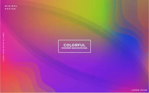 Colorful Modern Background. Geometric Background Stock Illustration
