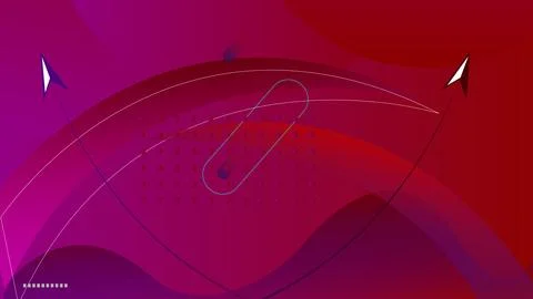 Colorful modern Digital Pattern with Fluid Shapes red and pink color illust.. Stock Illustration