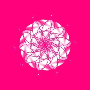 Colorful Modern Explosion. Multi Colored Abstract Background of the Flower. Stock Illustration