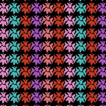 Colorful modern pattern for textile print, abstract texture, fashion design Stock Illustration