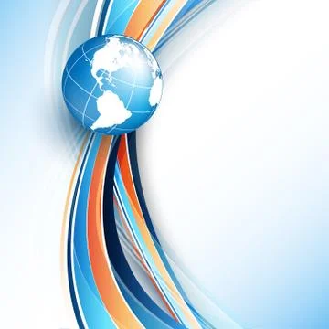 Colorful modern vector template Stock Illustration