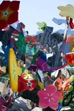 Colorful monuments 库存照片