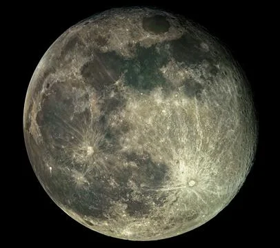 Colorful Moon Stock Photos