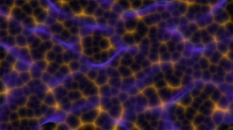 Colorful morphing cellular waves Stock Footage 124353