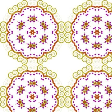 Colorful mosaic abstract Seamless pattern Stock Illustration