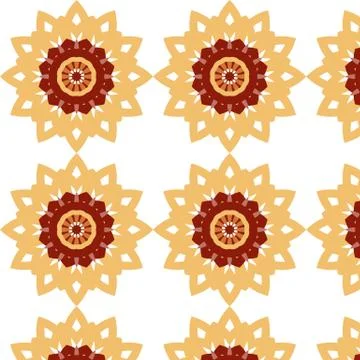 Colorful mosaic abstract Seamless pattern Illustrazione stock