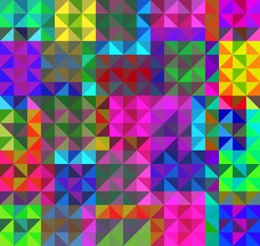 Colorful mosaic abstract vector background Stock Illustration