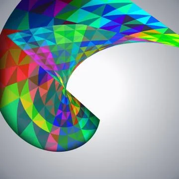 Colorful mosaic abstract vector background Stock Illustration