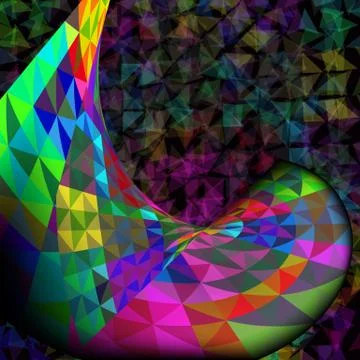 Colorful mosaic abstract vector background Stock Illustration