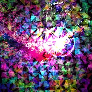 Colorful mosaic abstract vector background Stock Illustration